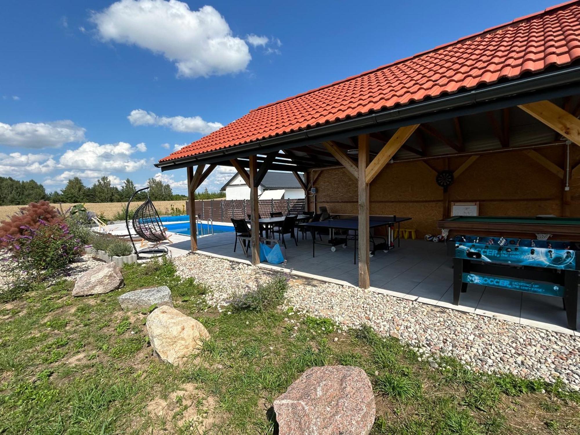 Ferienwohnung Koniec Swiata Nowa Stodola Mikołajki Exterior foto